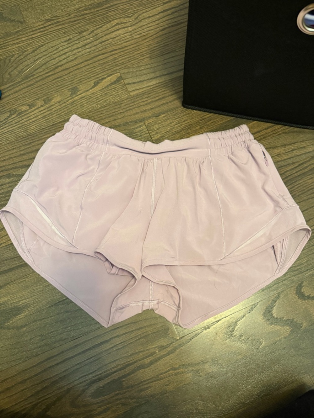 lululemon athletica hotty hot 2.5 low rise  Lavender Running Shorts